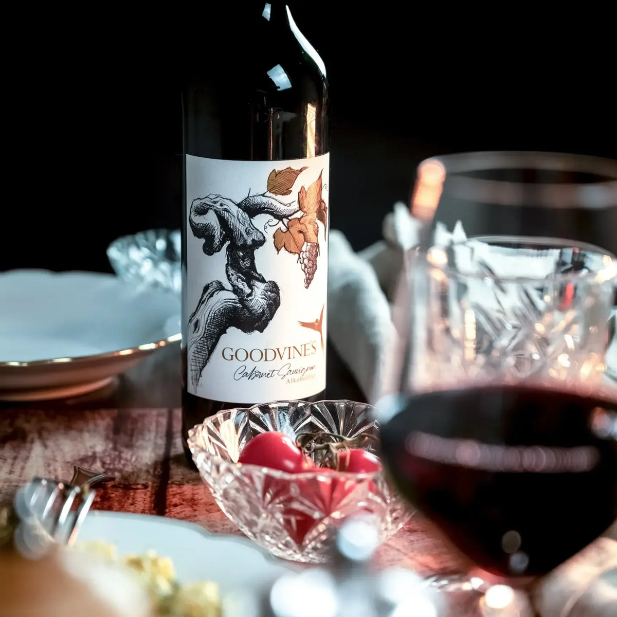 Goodvines alcohol free wine Canada - great tasting red wine without alcohol